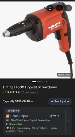 Hilti Sd 450 Drywall Gun