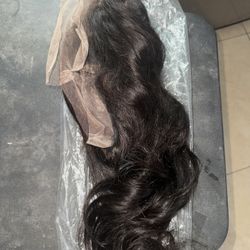 14” Full Lace Wig – Straight Raw Virgin Hair