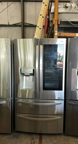 LG 3-Door Refrigerator (French Door Fridge) - Ice Maker, Water Dispenser