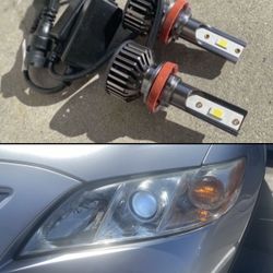 H11 6K BRIGHT WHITE LED LIGHTS $30