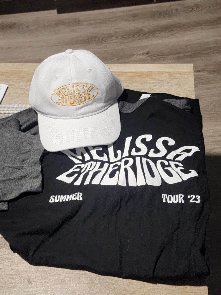 Memorabilia...Melissa Etheridge Tour '23 Shirt and Hat