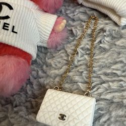 Labubu Accessories (White CC Purse) 