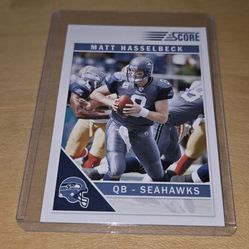 2011 Score 262 Matt Hasselbeck    Seattle Seahawks Football Card
