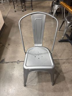 Metal chairs