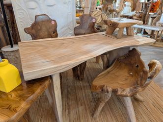 Live edge table