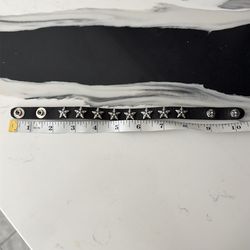 Chrome Hearts 2 button leather bracelet. No trades!