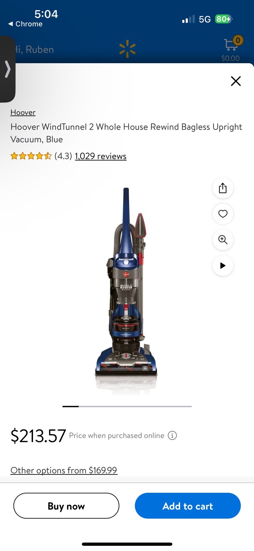 Hoover vaccuum. 