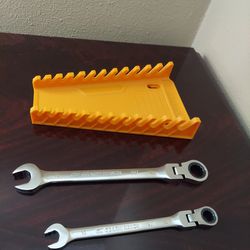 Gearwrench 90 tooth flexhead wrench  10mm/14mm/wrench organizer