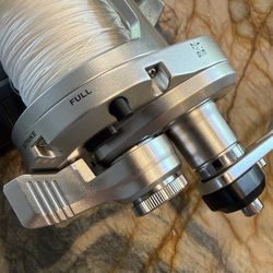 SHIMANO SPEEDMASTER 2-SPEED LEVER ACTION FISHING REEL + BRAID = $438 - BRAND NEW