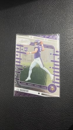 J.J. McCarthy Absolute Football Rookie Card