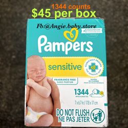 Pampers Sensitive Wipes 1344 