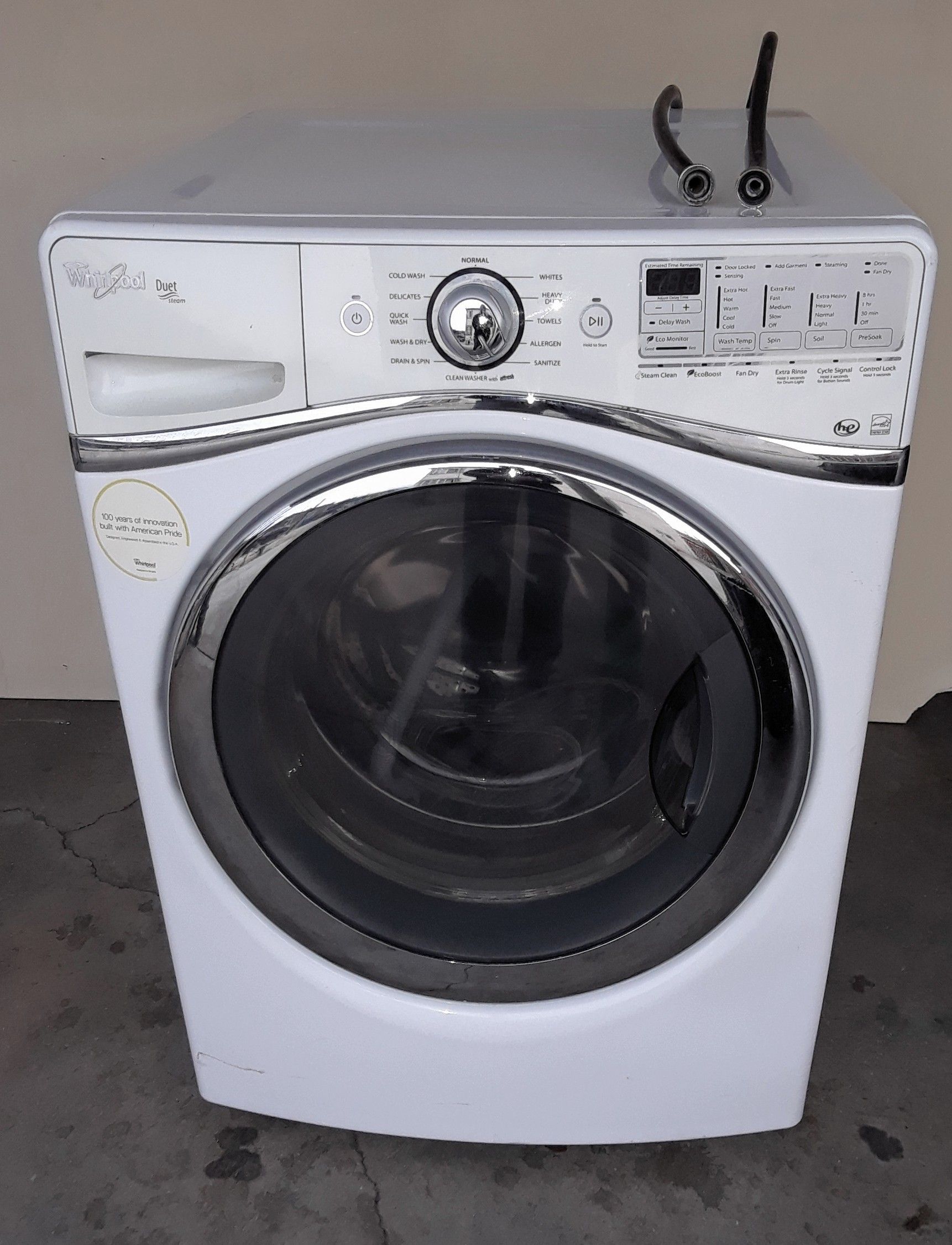 Lavadora Whirlpool Duet Steam Washing Machine