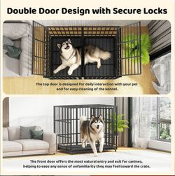 Heavy Duty Extra Large Dog Crate 54"