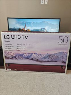 50 inch LG UHD Smart TV + LG Soundbar
