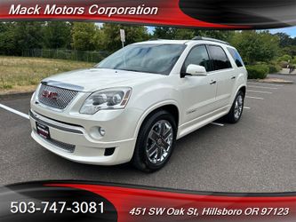 2012 GMC Acadia Denali Dual Roof 3RD Row Seat Back Up camera