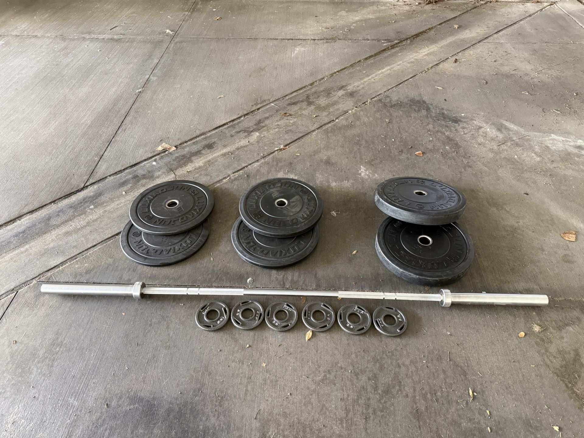 Barbell & Plate Set