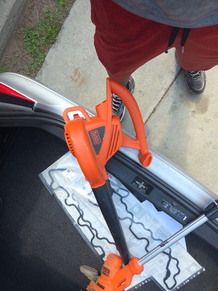 black and decker electric leaf blower