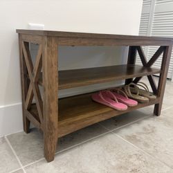 Entryway Shoe Bench