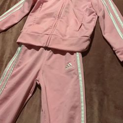 Toddler Girl Adidas Jacket & Jogger Set
