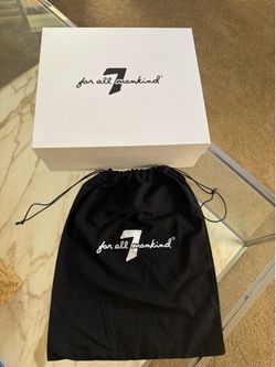 7 For All Mankind• Logo Dust Bag & Box