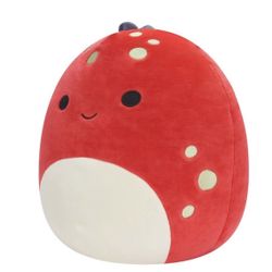 Squishmallows 11” Red Dino with Spots Plush Toy