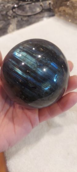 Stunning Large Labradorite Sphere