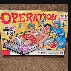 Gameboard—Operation— Brand new still in wrapper — 12.00 dollars 
