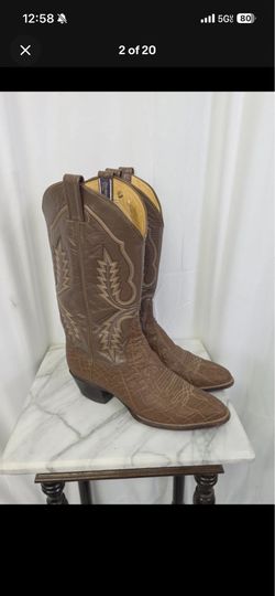 Vintage panhandle slim🐘🐘🐘 boots 8.5d