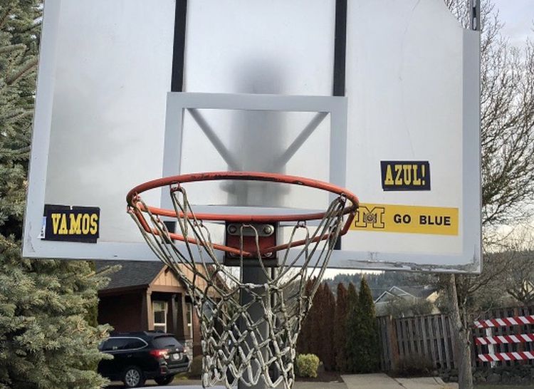 Free Scrap Metal Basketball Hoop u haul READ