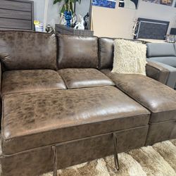 Brown Sleeper Sofa On Huge Special Only $599