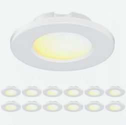 LED Recessed Ceiling Lights 12-Pack