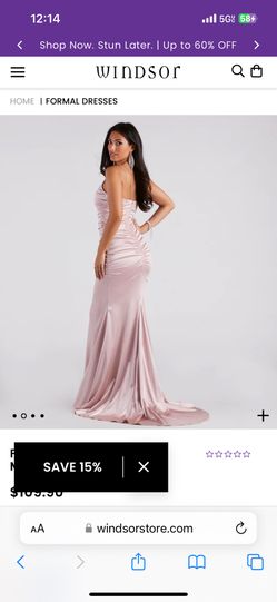Windsor Formal Mermaid Dress Pink for Sale in Anaheim, CA - OfferUp