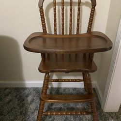 Wooden High chair