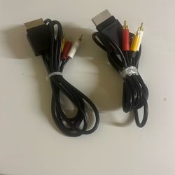 XBox 360 Audio Video Cords