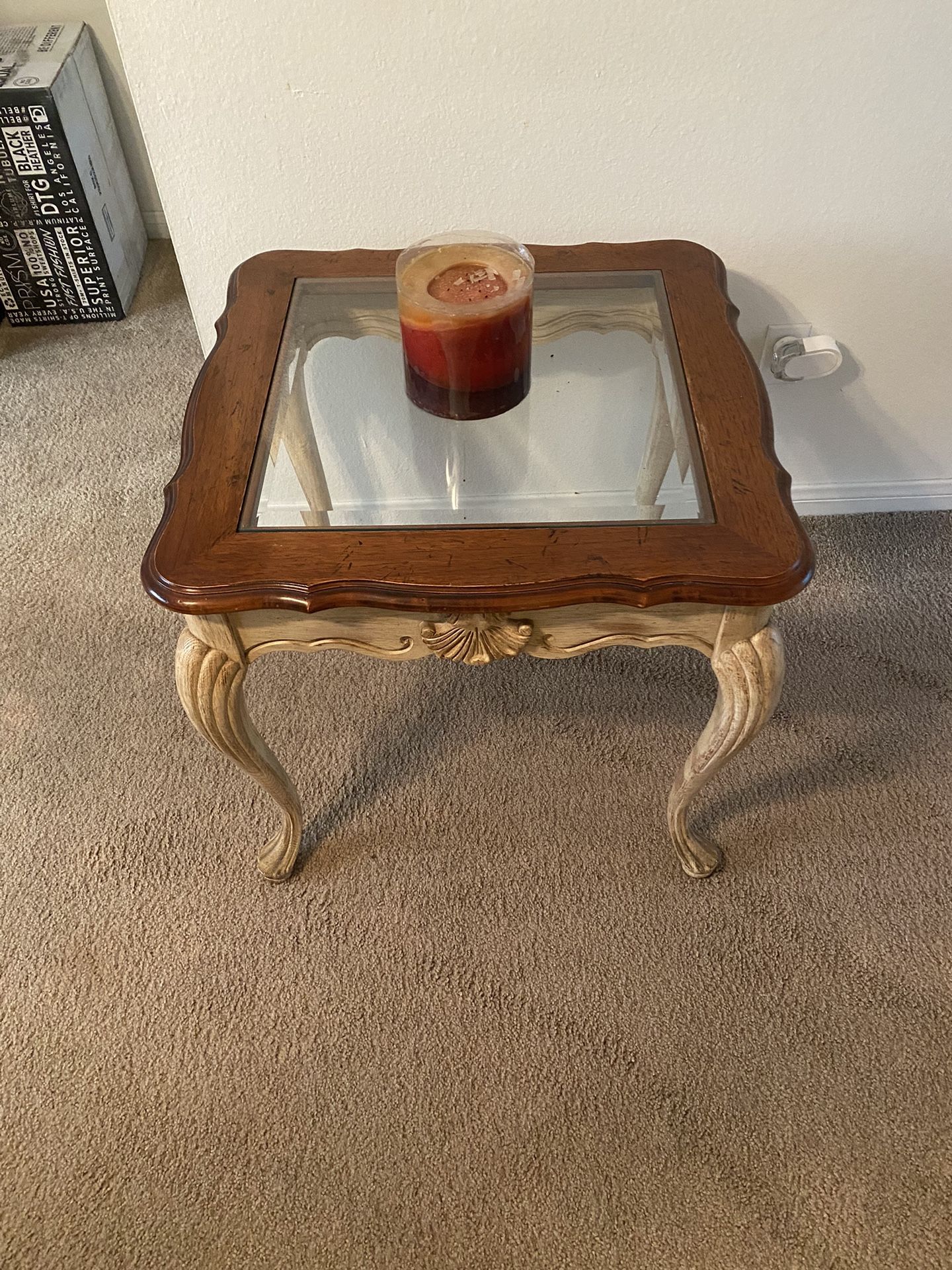 Oak End Table 