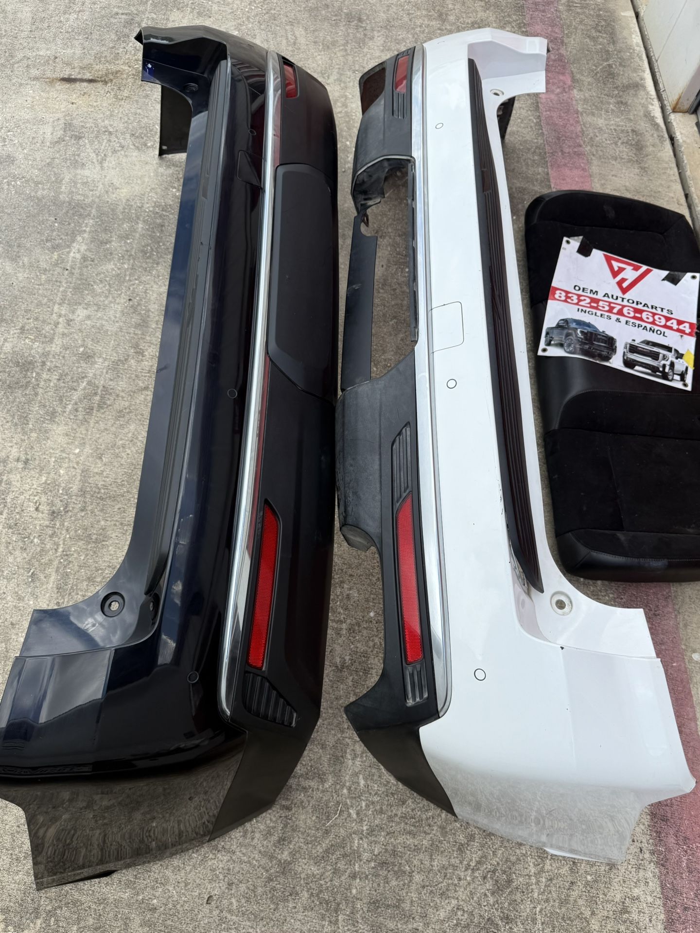 2021 2022 2024 Chevy Tahoe suburban GMC Yukon Denali Back rear color Bumper with sensors and exhaust