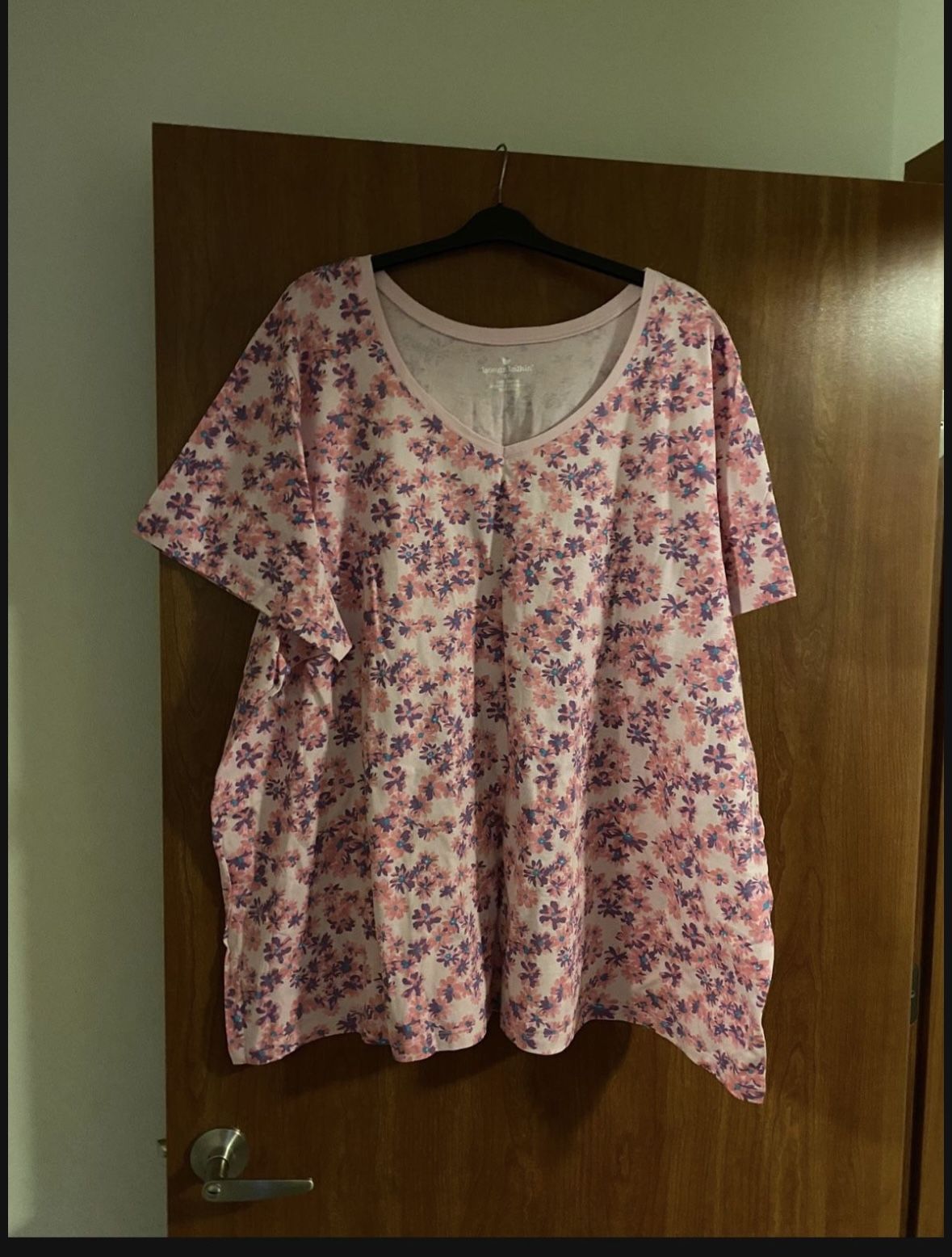 Women’s Within Short Sleeve V-neckline T-shirt 5XL