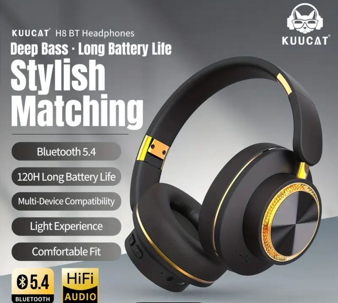 Headphones Wireless Over Ear Headphones Lightweight Active Noise Cancelling Headset Usb C Charging 