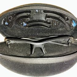 Oakley Flak 2.0 XL Jet Black Gunmetal Icons Replacement Frame And Case -No Lenses 