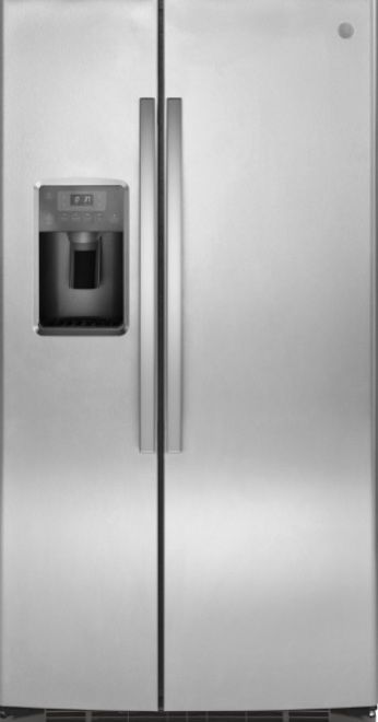 Full Appliance Set - GE Energy Star 25.3 Cubic Feet Side By Side Refrigerator - Excellent Condition 