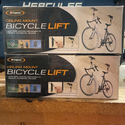 2 New Bicycle Bike Lifts