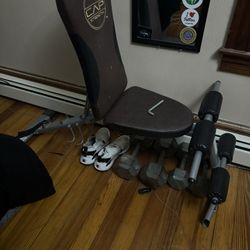 Weight Bench With Weights OBO