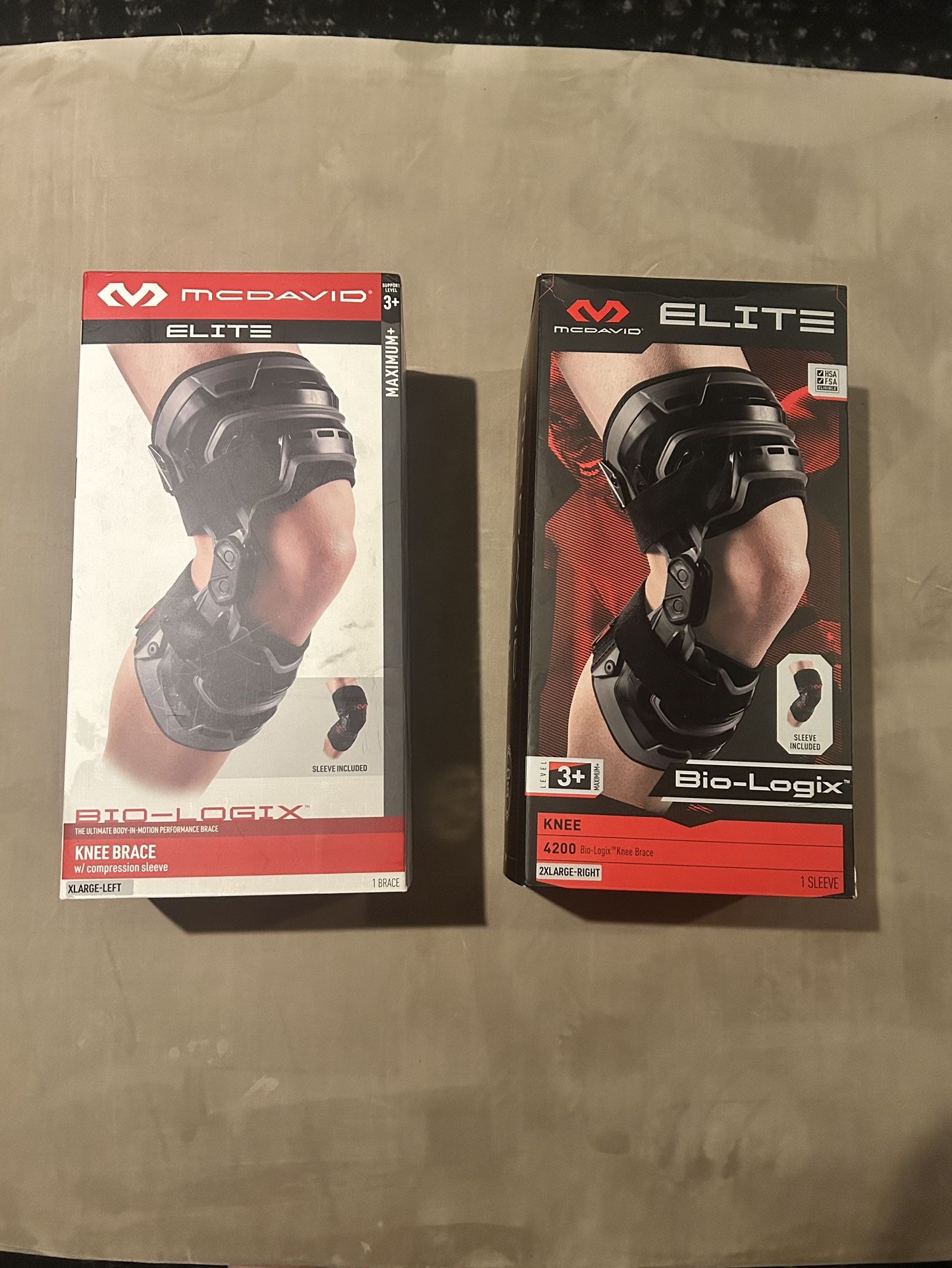 Mcdavid Bio-logix Knee Braces L And R