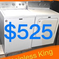 $525 MayTag Washer Dryer / Stackable Water Heater Boiler 