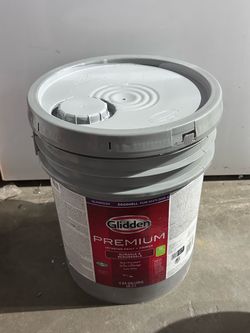 5 Gallon Paint Light Gray / Gris Claro Glidden Premium Interior Eggshell