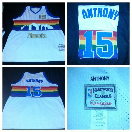 Vintage Nike CARMELO ANTHONY #15 Denver Nuggets Jersey Small +2 Stitched  for Sale in Spring Valley, CA - OfferUp