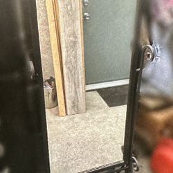 Mirror With Wrought Iron Frame 
