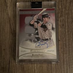 San Fransisco Giants Autographed Card 