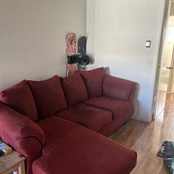 Ashley Furniture Red Sofa 