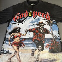 God Speed Graphic Tee Size-L